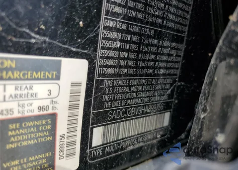 2017 Jaguar F-Pace Premium from USA, damaged, VIN SADCJ2BV9HA899756